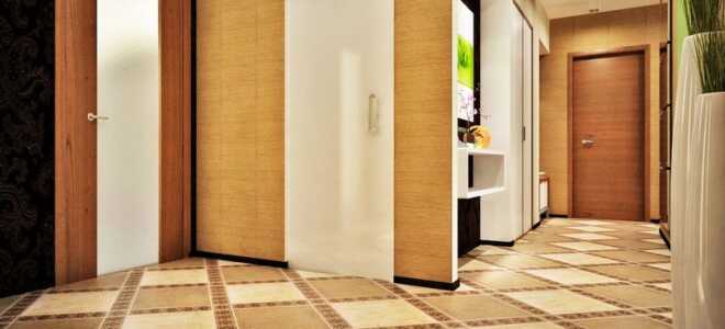 Керамическая плитка на пол в коридор: фото интерьеров