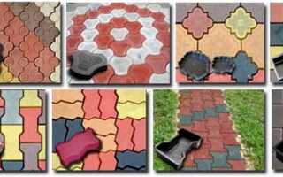 Формочки для изготовления брусчатки