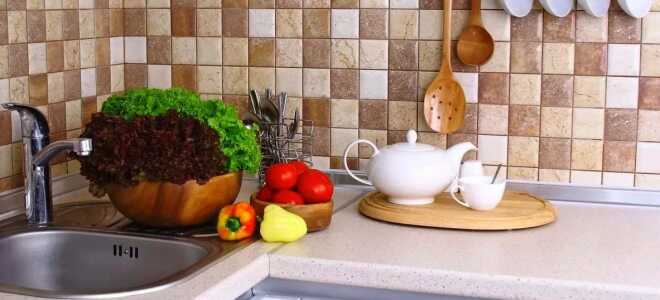 Фартук на кухню из плитки: способы укладки и варианты дизайна