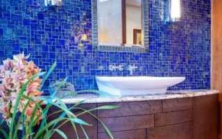 Мозаика на стене: примеры интерьера