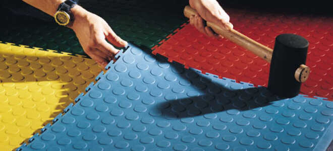 Плитка из пластика