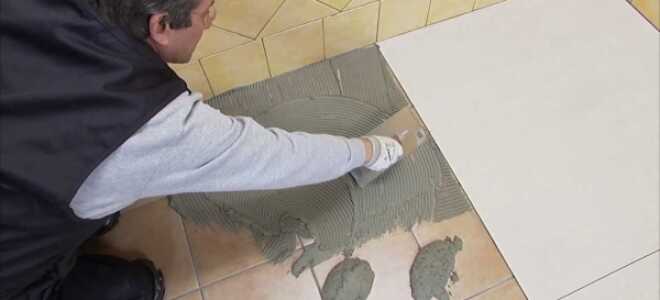 Укладка плитки на старую плитку