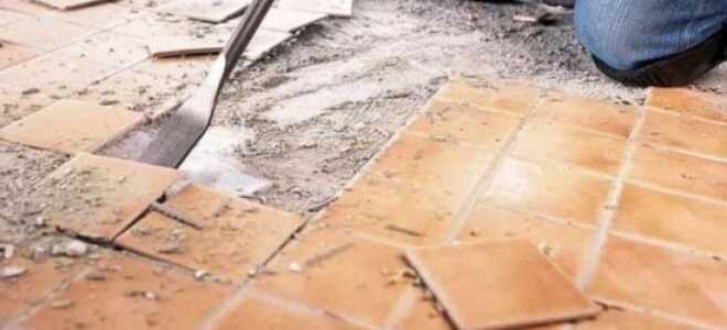 Чистим кафельную плитку от старого раствора