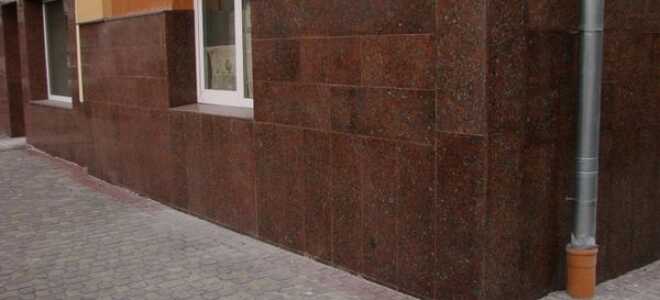 Отделка цоколя керамикой