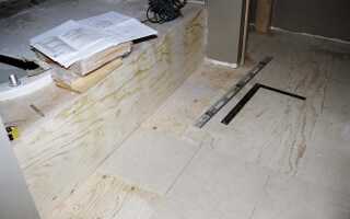 Как положить плитку на фанеру