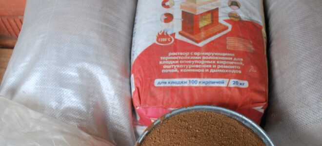 Жаростойкий клей для плитки