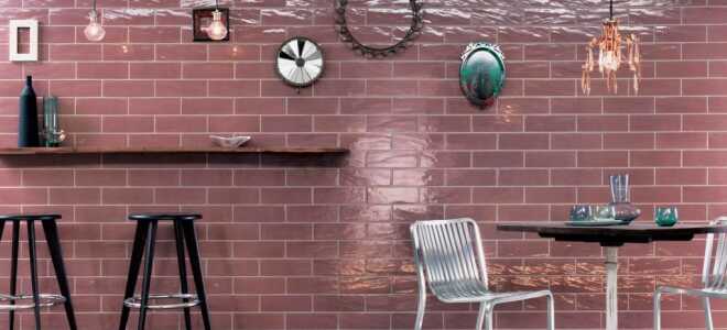 Керамическая плитка под кирпич