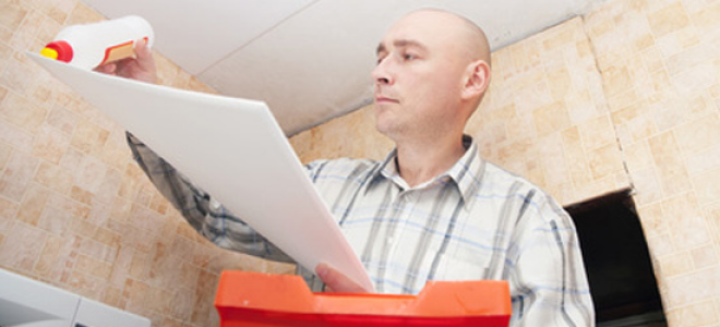 Выбор клея для потолочной плитки