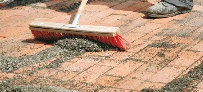 Затирка для тротуарной плитки