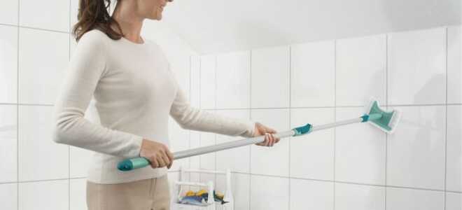 Отмываем кафельную плитку в ванной до блеска