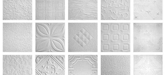 Потолочная плитка из пенополистирола