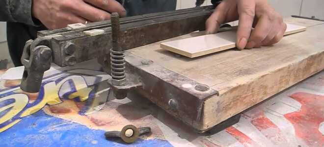 Cамодельный плиткорез