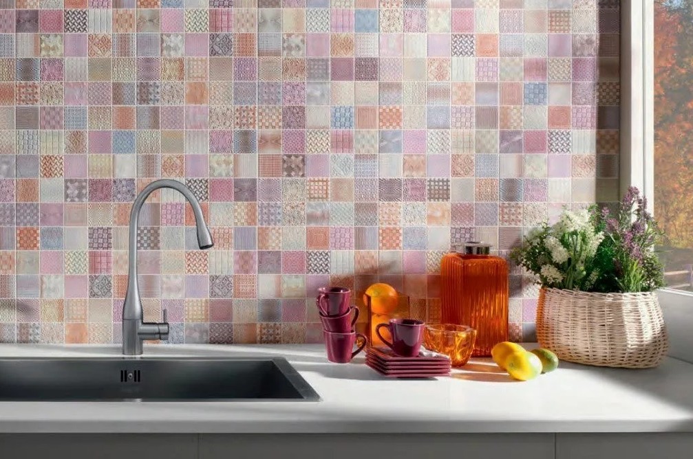 Фартук на кухню из плитки3