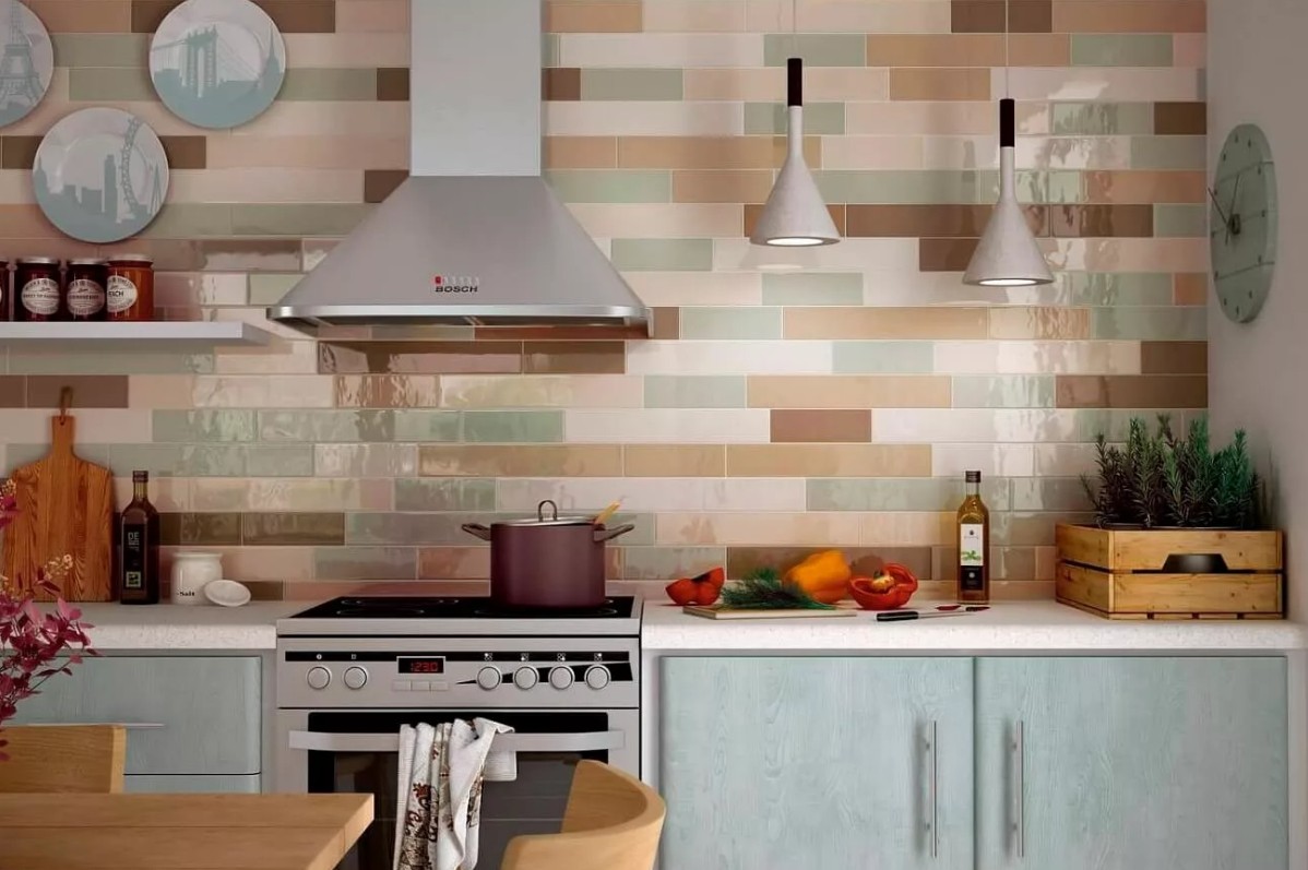 Фартук на кухню из плитки5