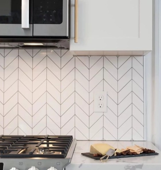 Плитка ёлочкой на фартук4