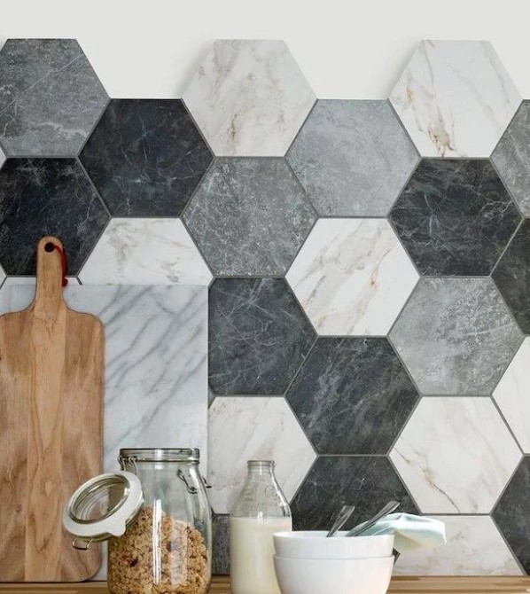 Плитка шестигранник на фартук6