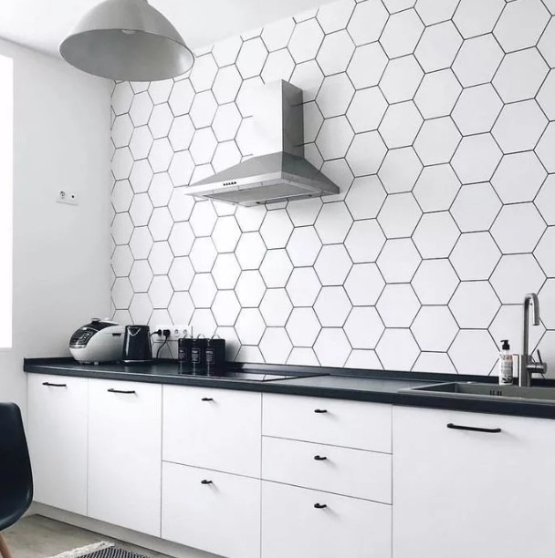 Плитка соты на фартук6