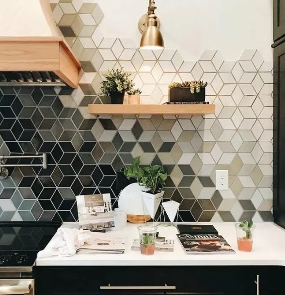 Плитка соты на фартук8