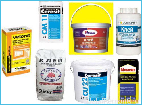 клей для плитки под гипсокартон