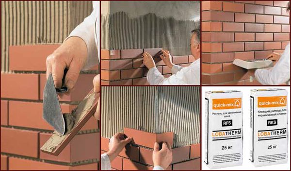 Клей для клинкера и укладка плитки