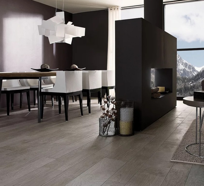 ректифицированный керамогранит в интерьере13