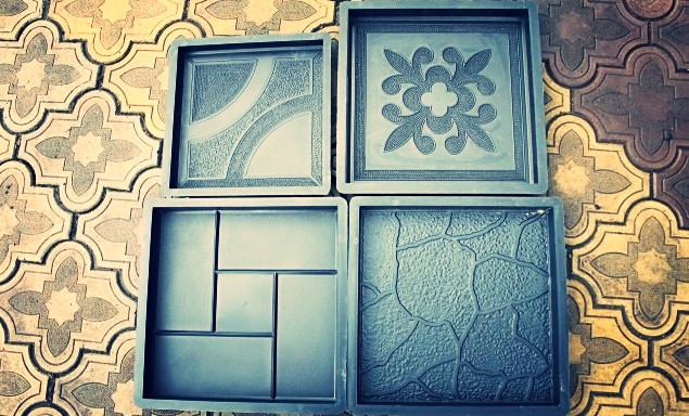 форма для тротуарной плитки из резины