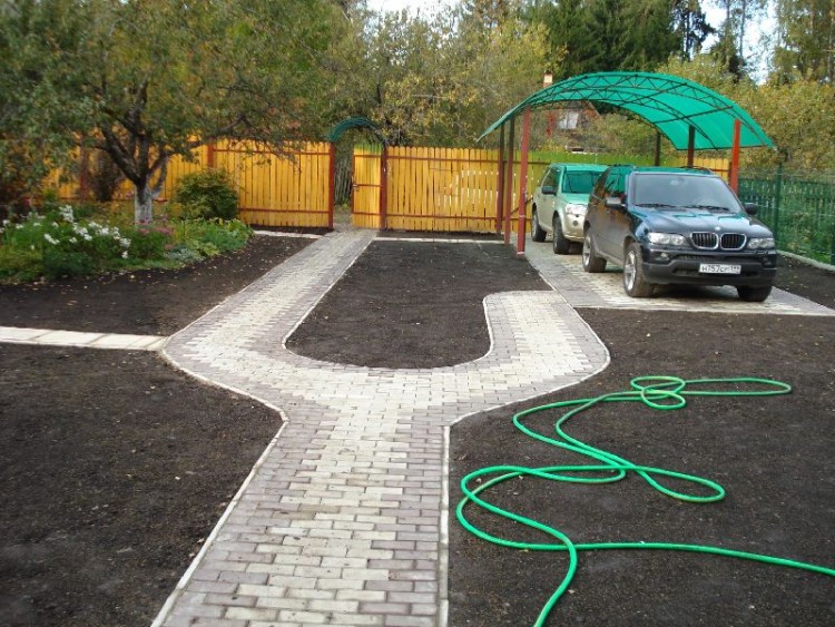 тропинка из тротуарной плитки4 тропинка из тротуарной плитки4